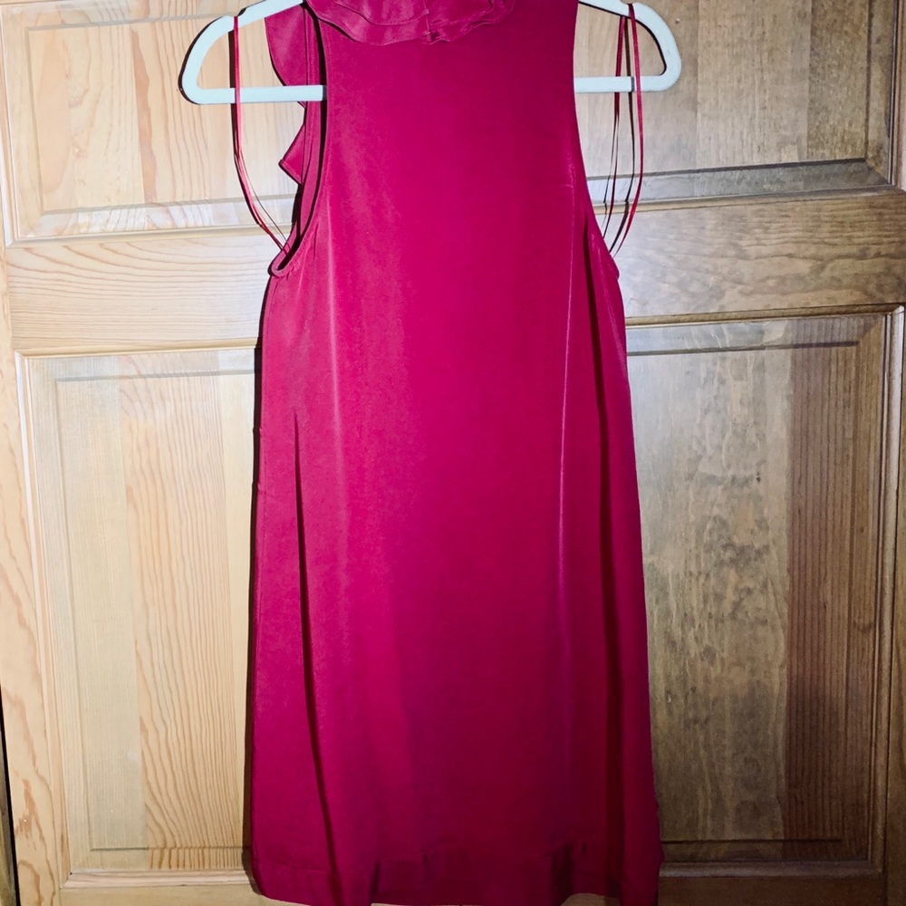 ALI RO 100% Silk Scoop Neck Tunic Dress - Picture 5 of 7